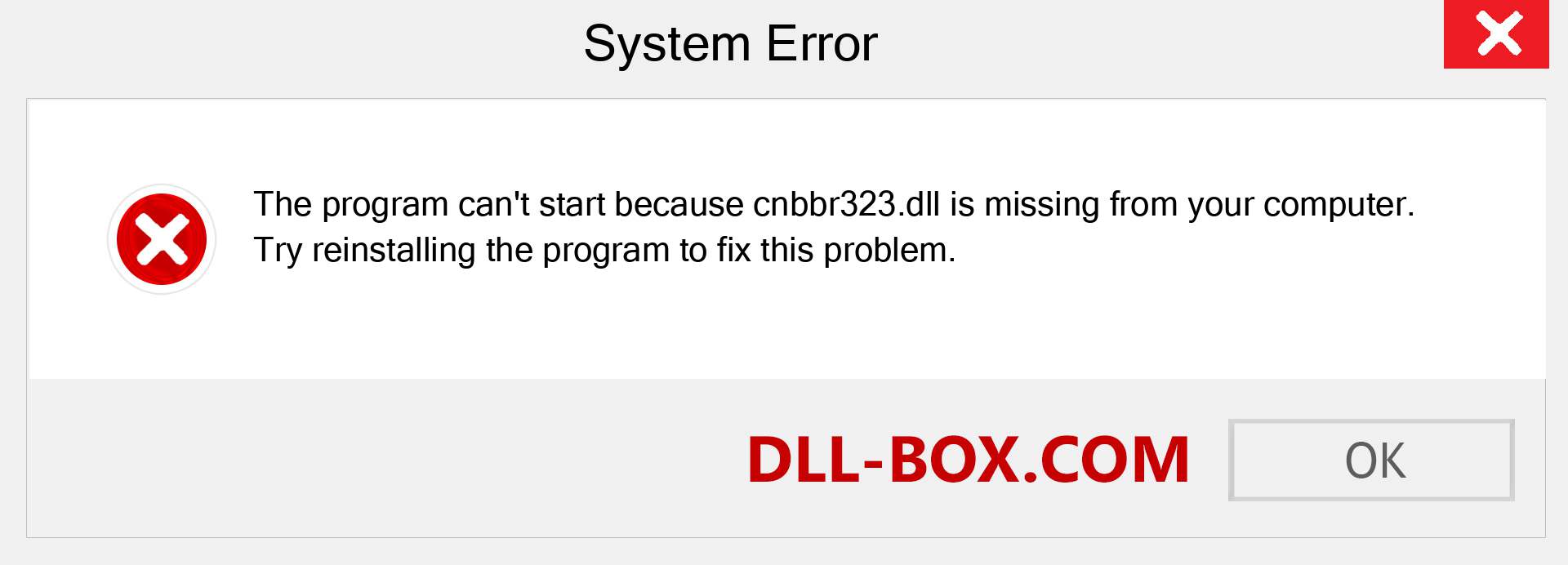  cnbbr323.dll file is missing?. Download for Windows 7, 8, 10 - Fix  cnbbr323 dll Missing Error on Windows, photos, images